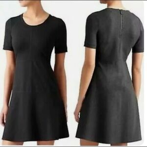 Athleta En Route Little Black Dress Fit & Flare Size Small